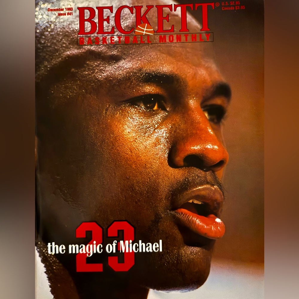 Beckett Basketball Monthly #41 December 1993 Michael Jordan Cover
